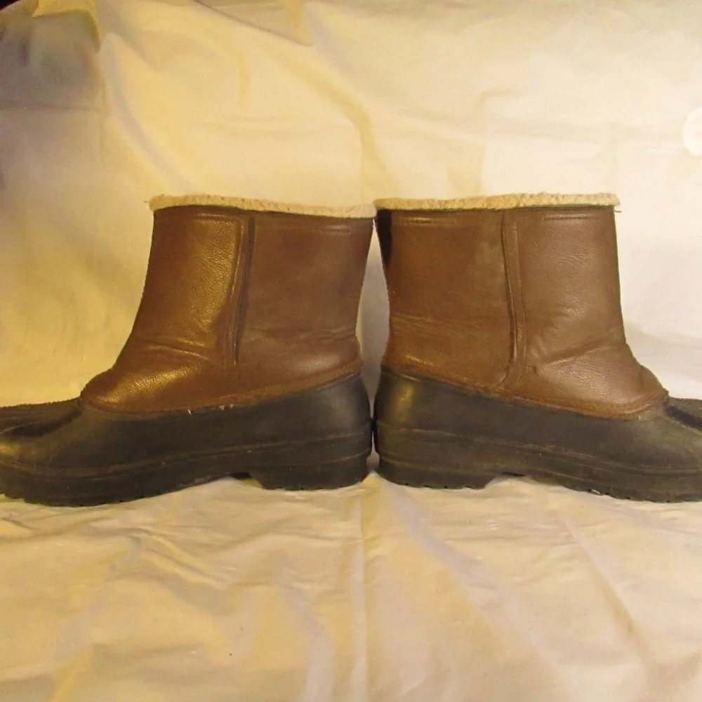 Ozark Trail Brown and Black Winter Boots