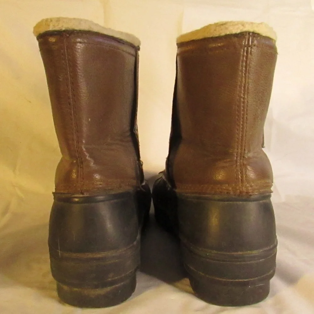 Ozark Trail Brown and Black Winter Boots