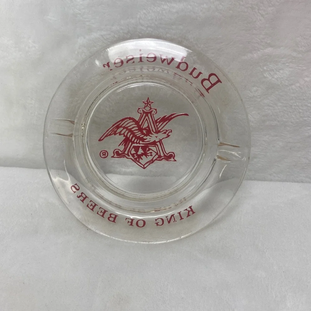 Budweiser circular glass