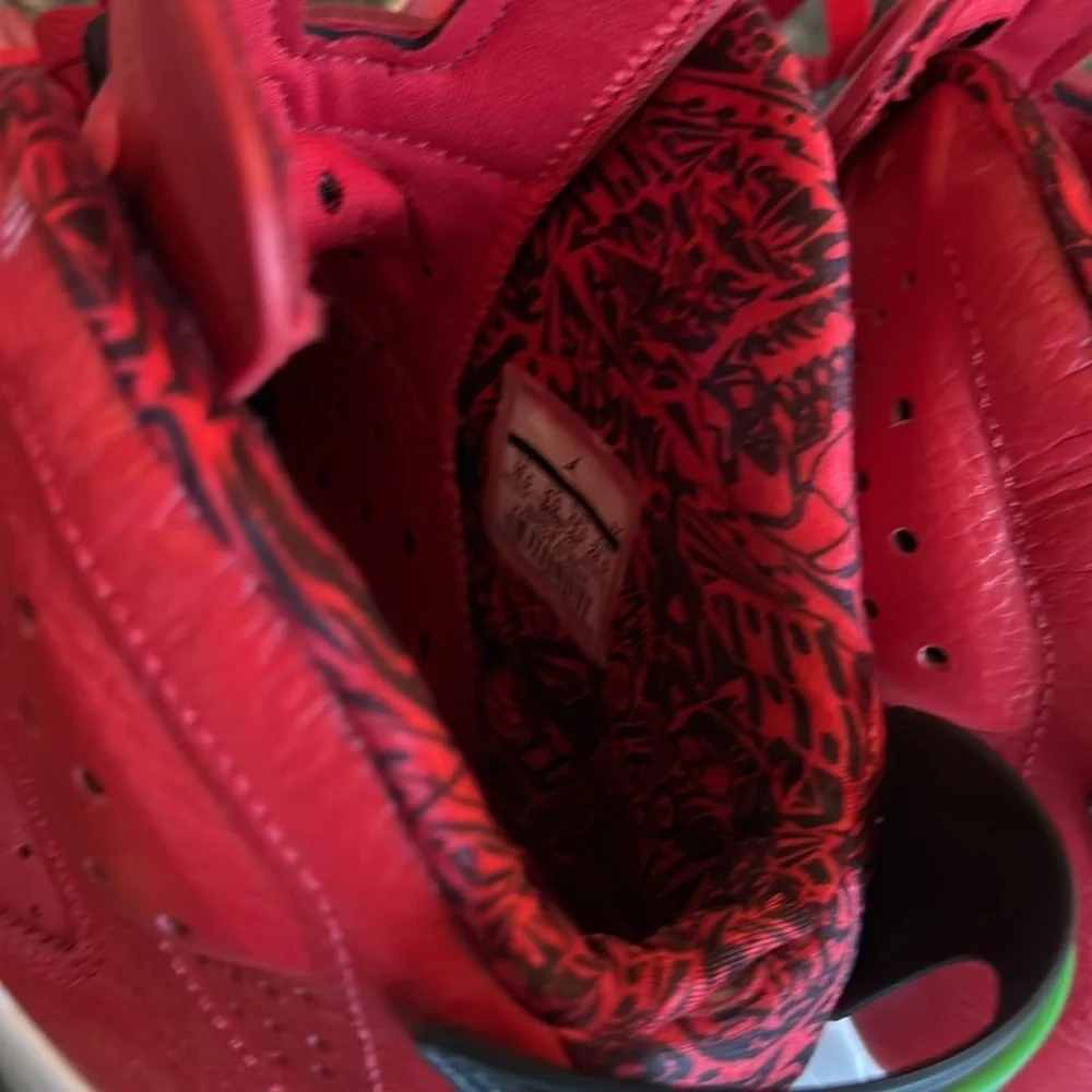 Jordan vibrant red