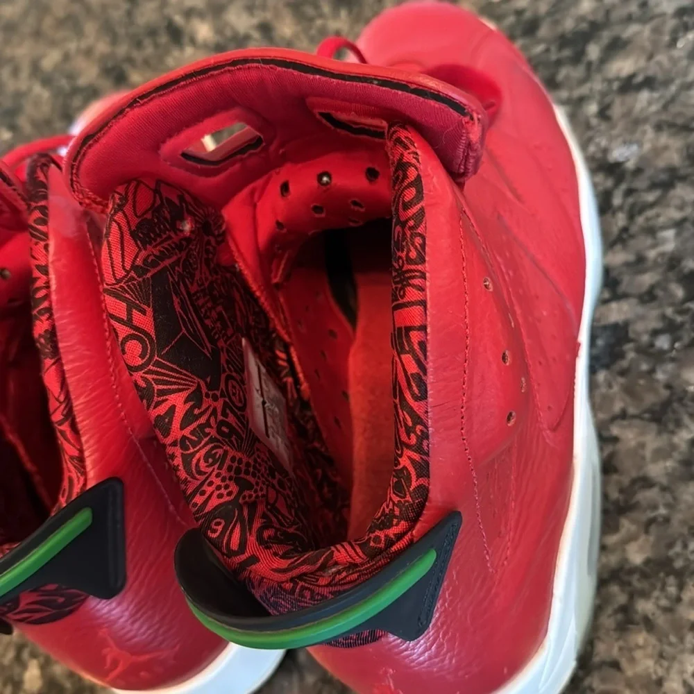 Jordan vibrant red