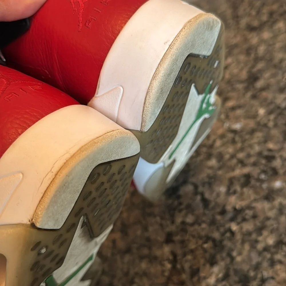 Jordan vibrant red