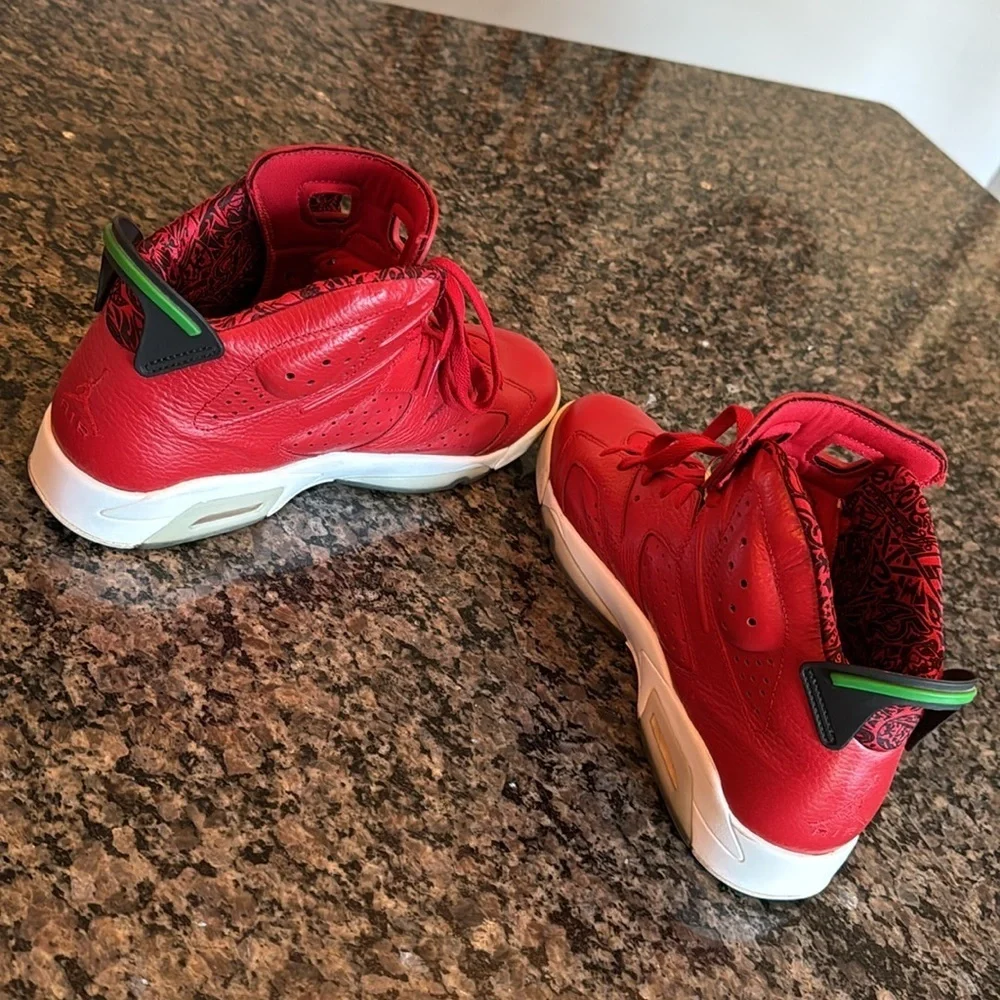 Jordan vibrant red