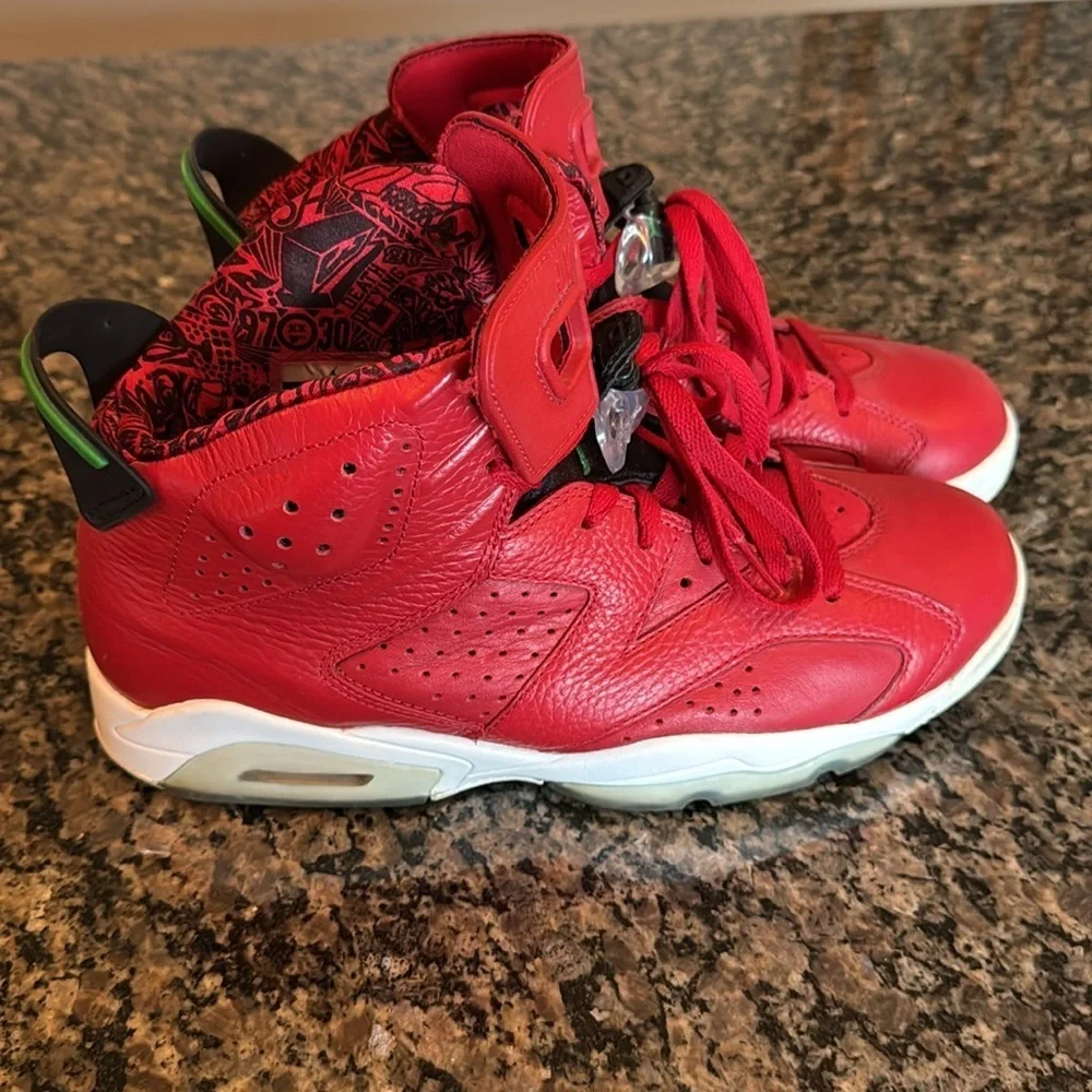 Jordan vibrant red