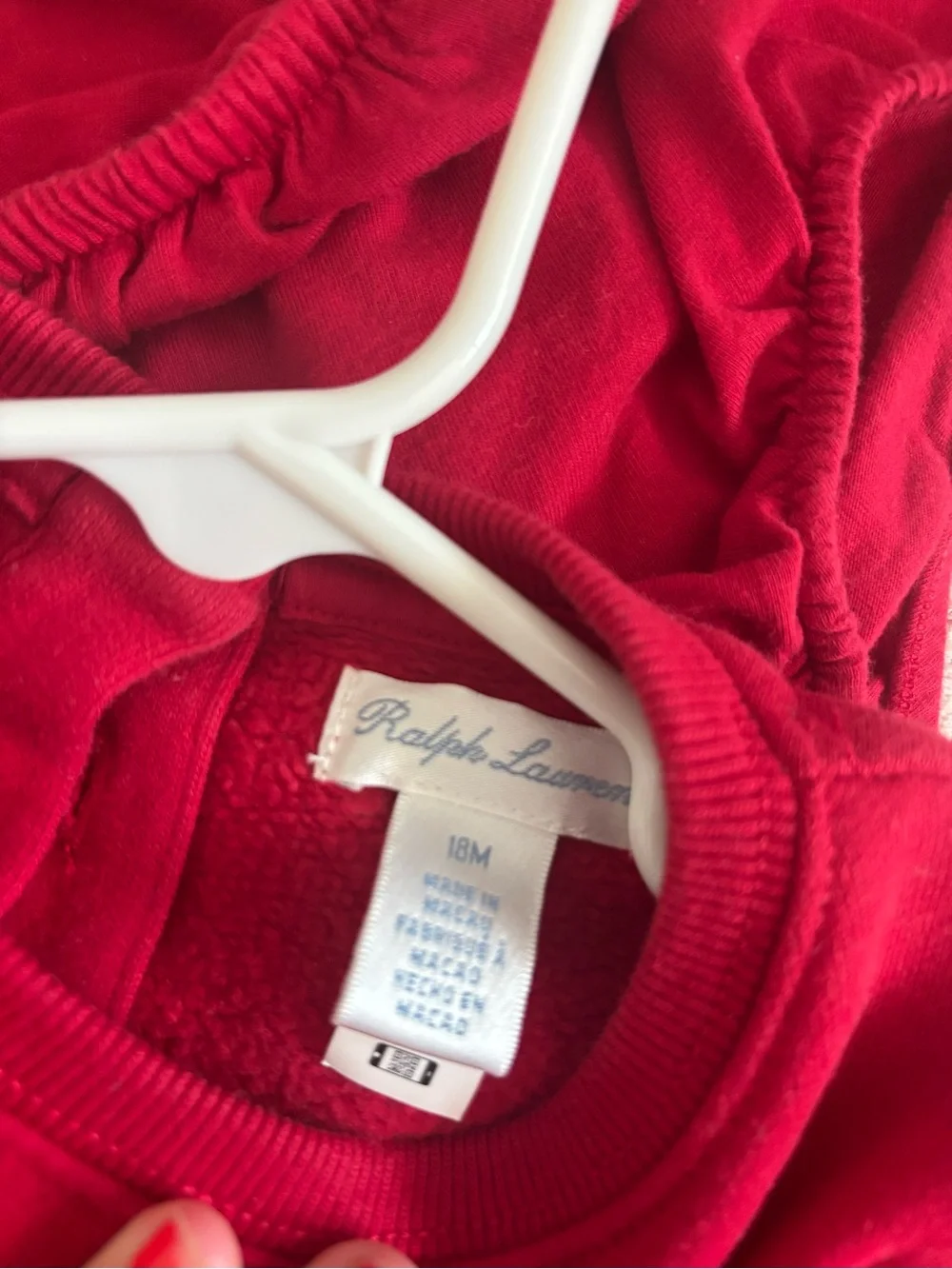 Ralph Lauren bright red