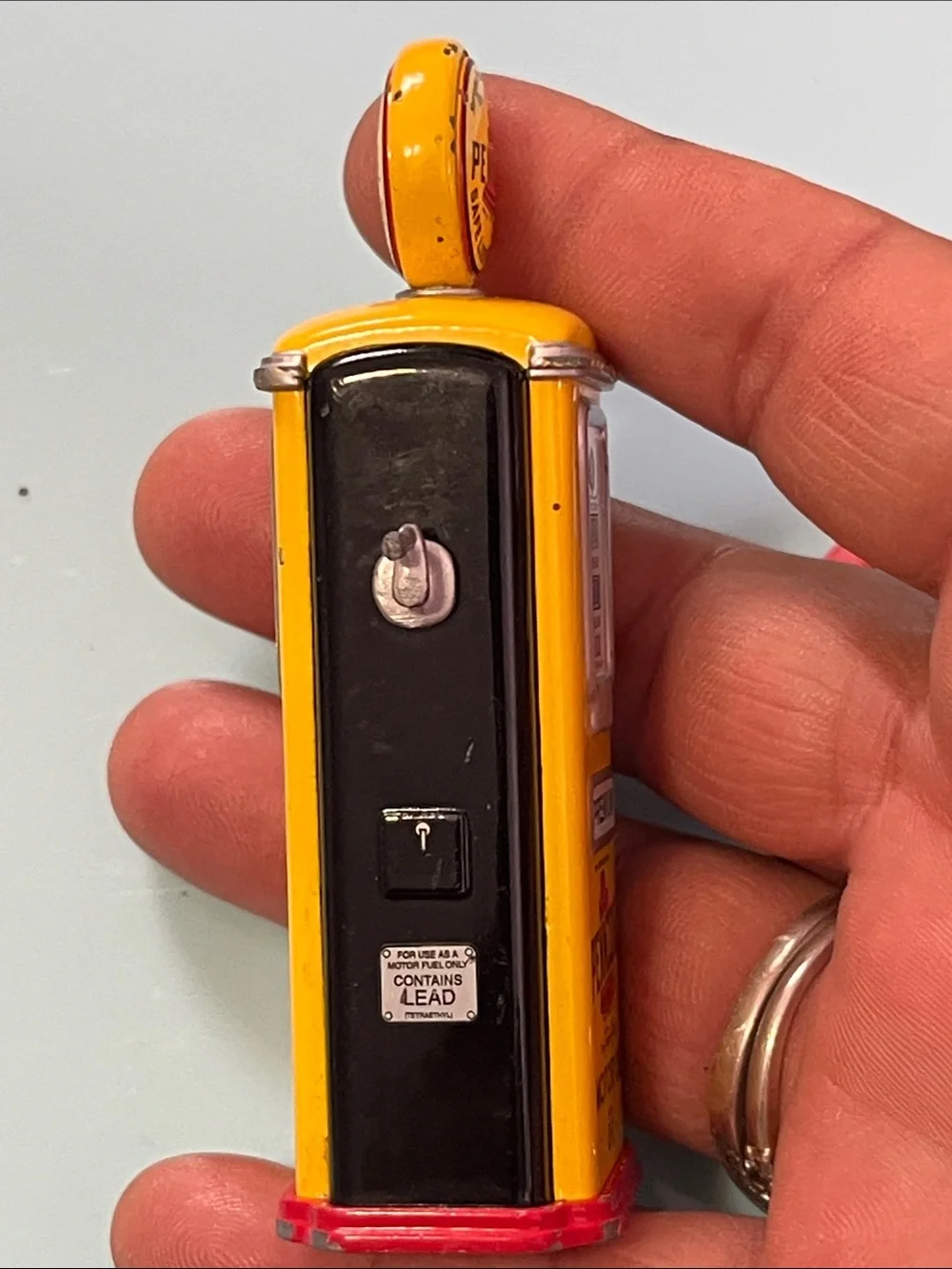 Yellow Toy Gas Pump with Red Gas Can - Kids Vehicles