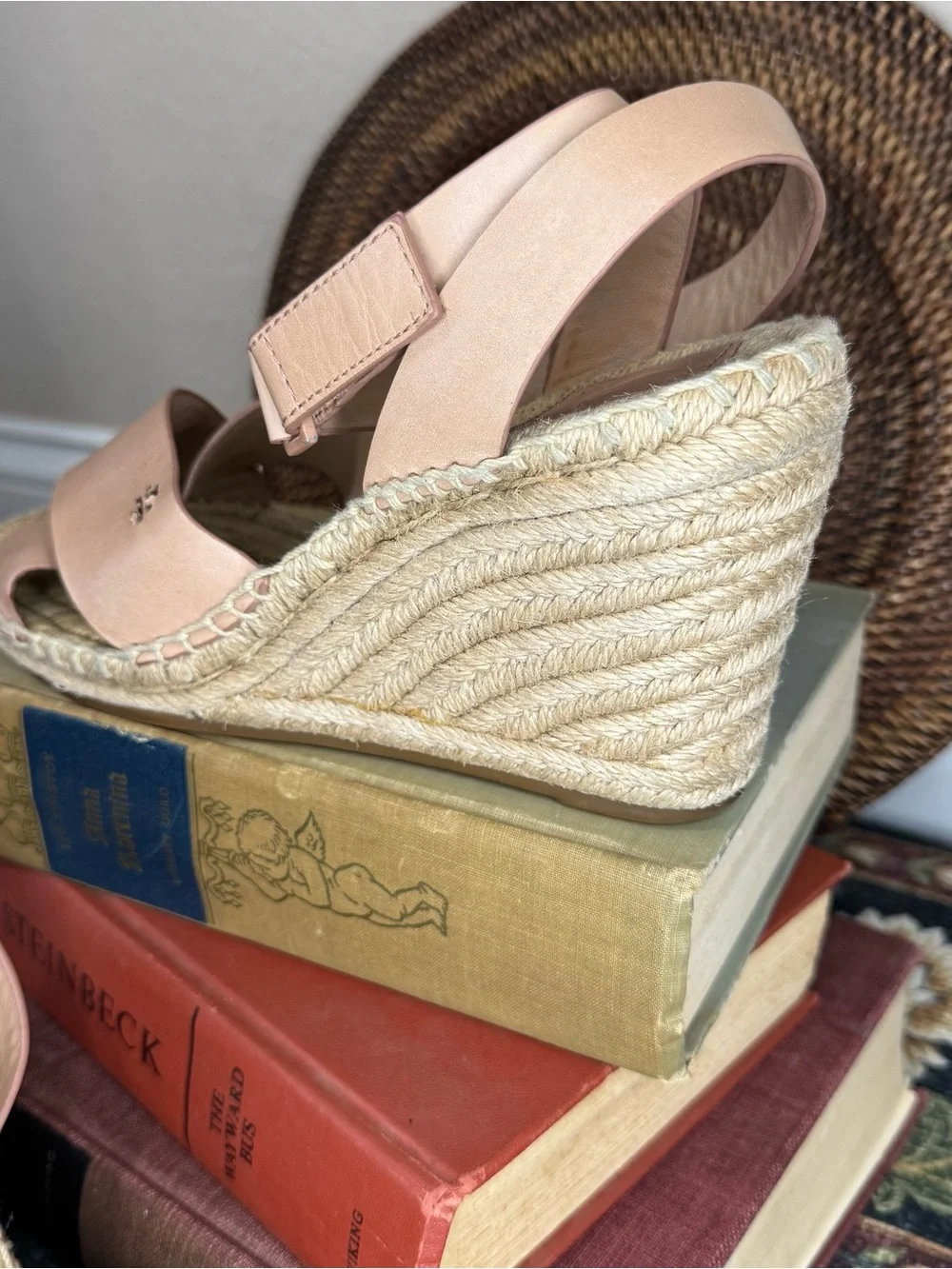 TORY BURCH | Bima Espadrille Wedge Sandals Size 9