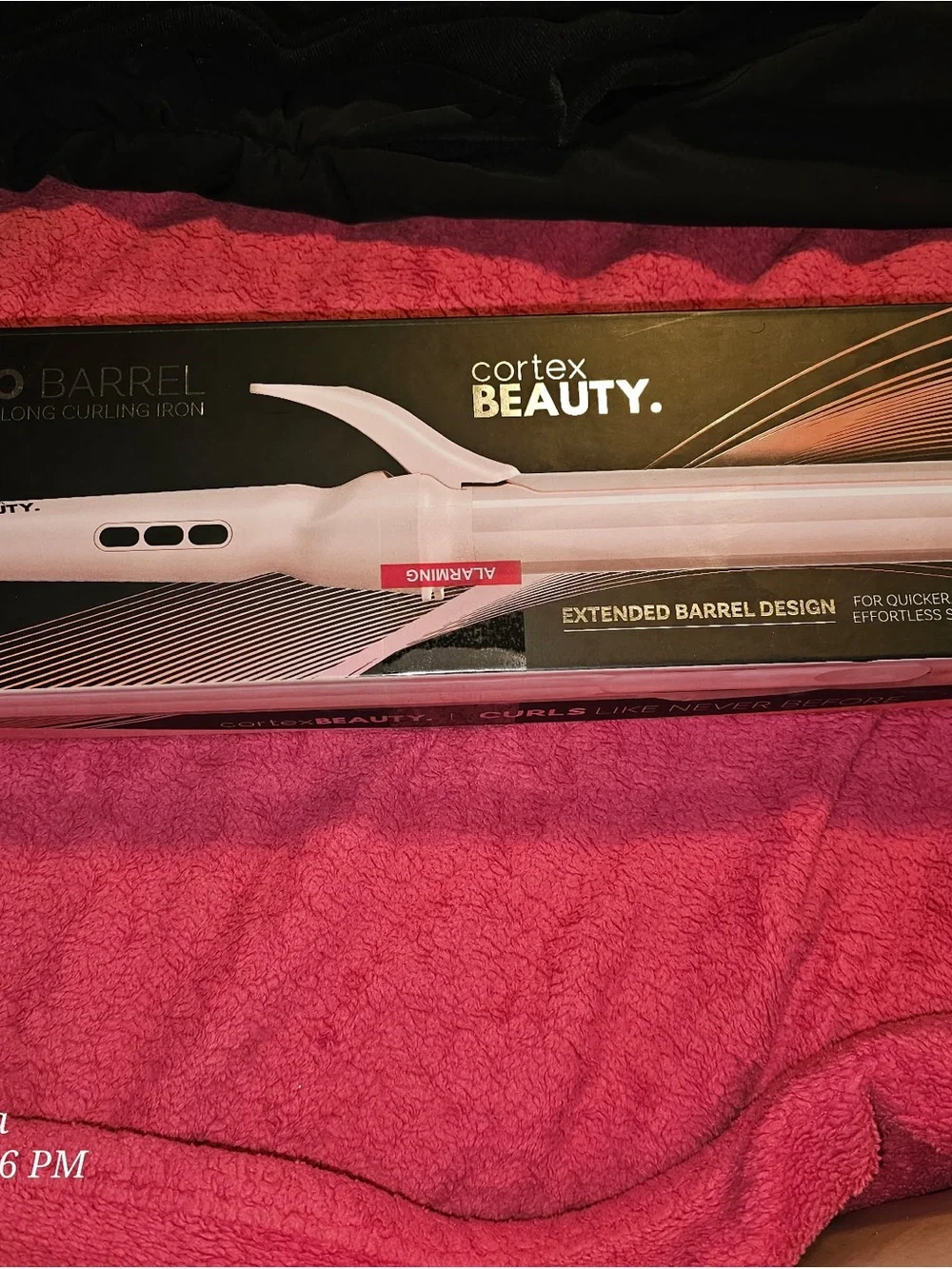 Cortex Beauty Pink Curling Iron - Extended Barrel