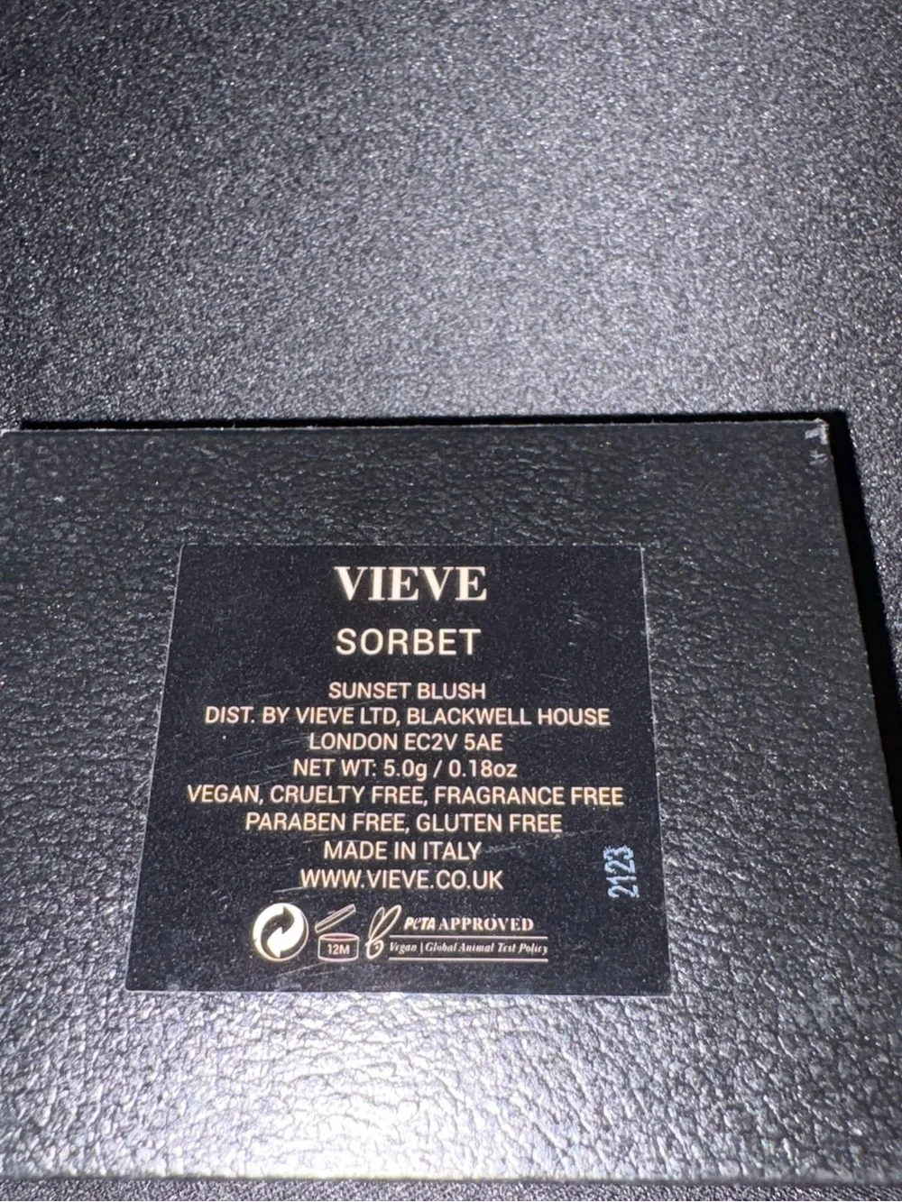 Vieve sorbet blush