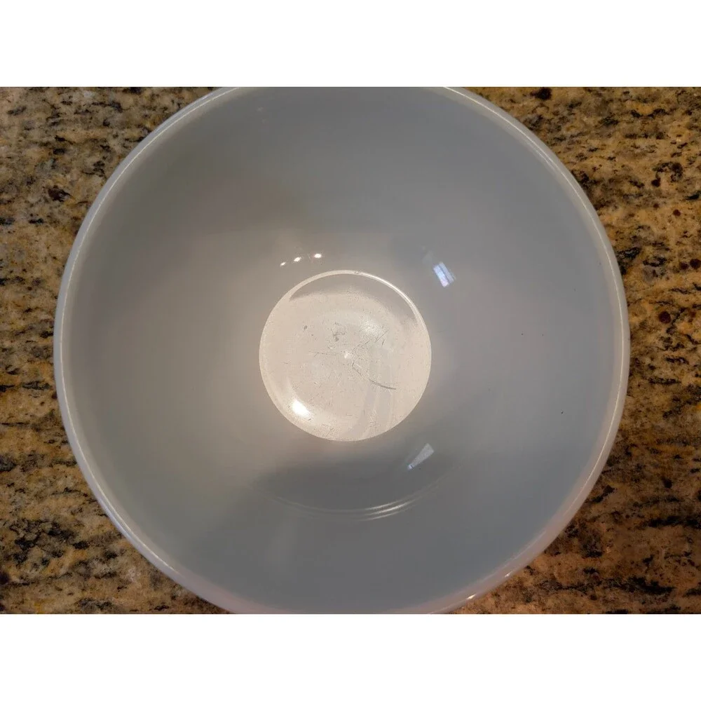 Vintage 1960s Pyrex Primary Colors Jade Green Mixing Bowl 403 2.5 Qt Opal Ware