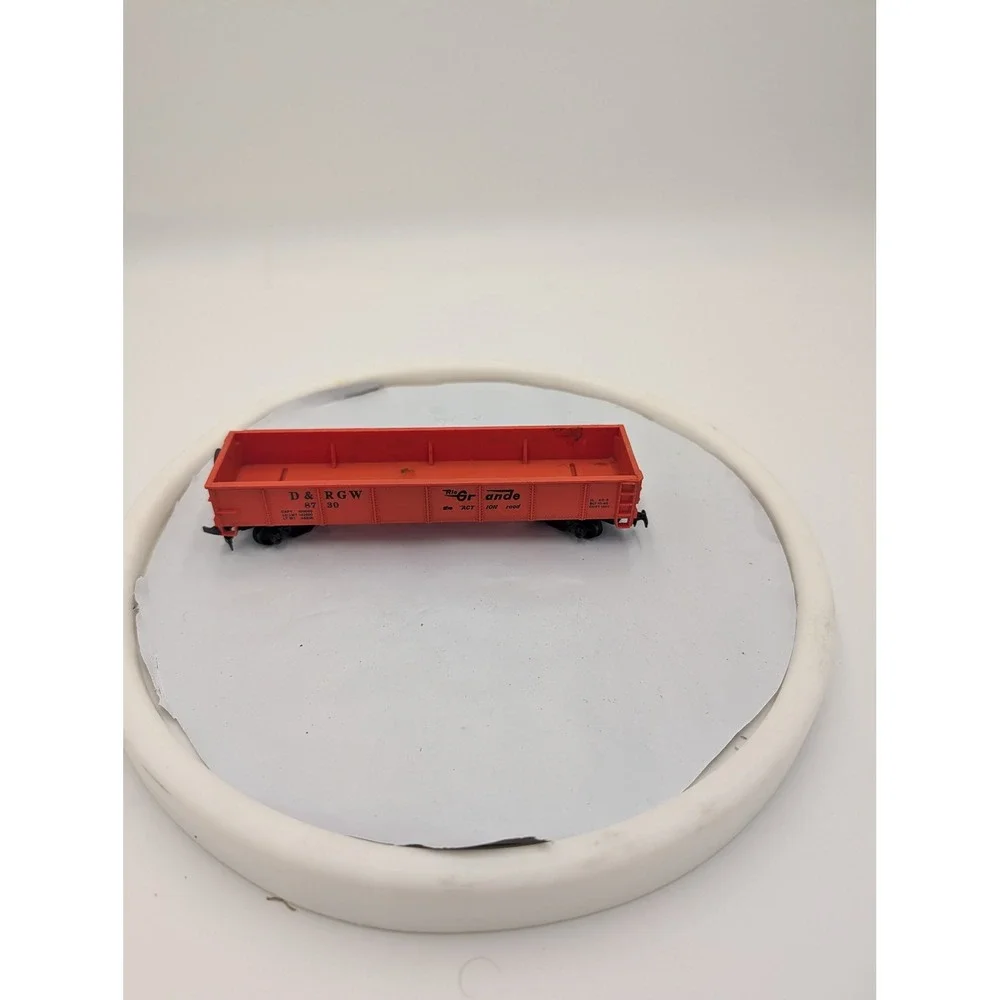 Rio Grande D&RGW 8730 HO Scale‎ Gondola Car Orange Model Train Freight Car