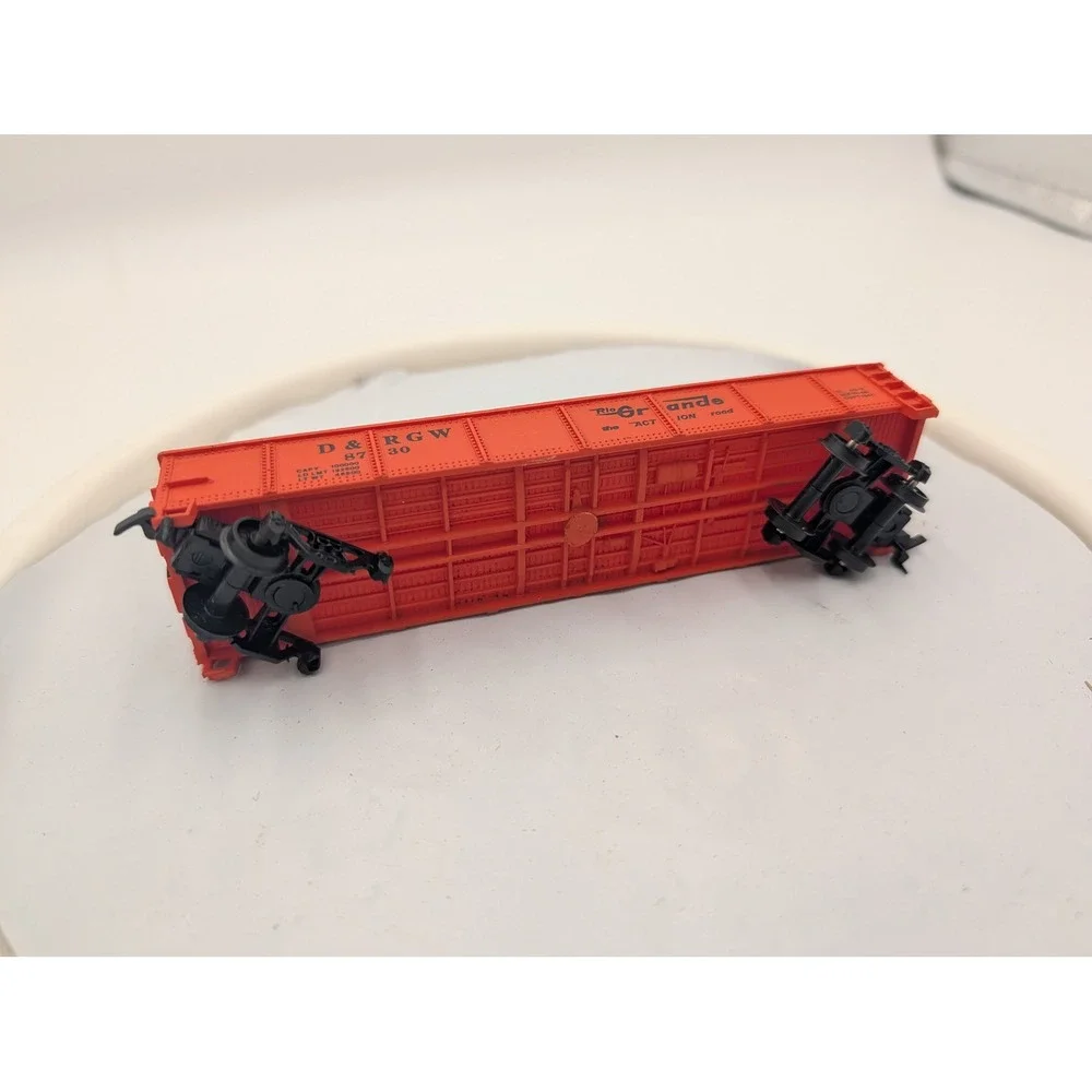 Rio Grande D&RGW 8730 HO Scale‎ Gondola Car Orange Model Train Freight Car