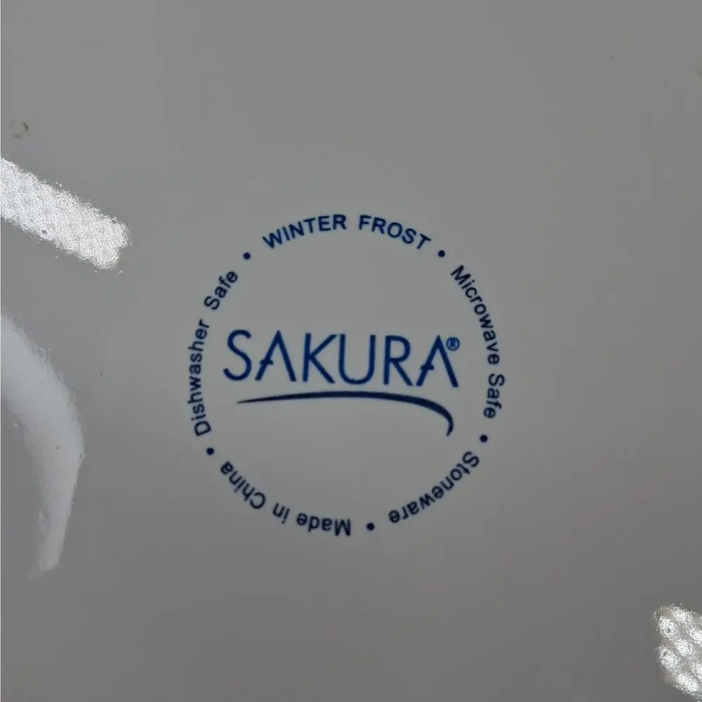 Sakura by Oneida Winter Frost Pattern 10 7/8