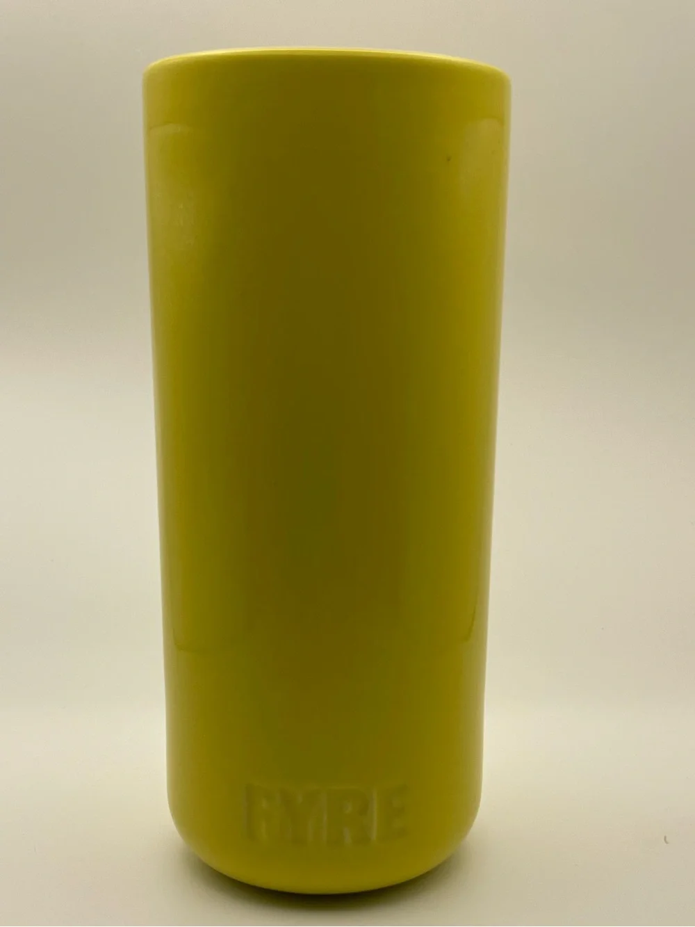 Vegan Soy Candle in Yellow Ceramic Vase