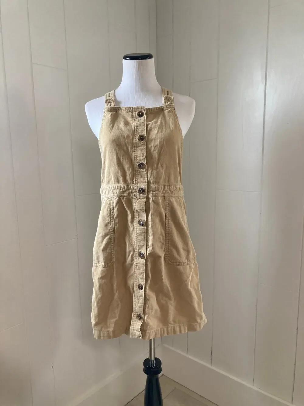 Old Navy Light Brown Corduroy Jumper, Size XL