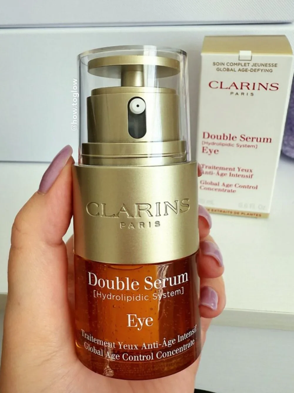 Clarins Double Serum Eye Anti-Age Global Age Control Concentrate 20ml New