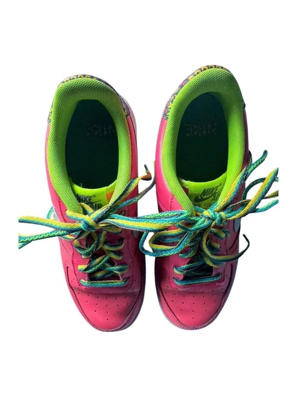 Nike Air Force 1 GS Pink Volt Sneakers Kids Size 7  Youth CW5761-600