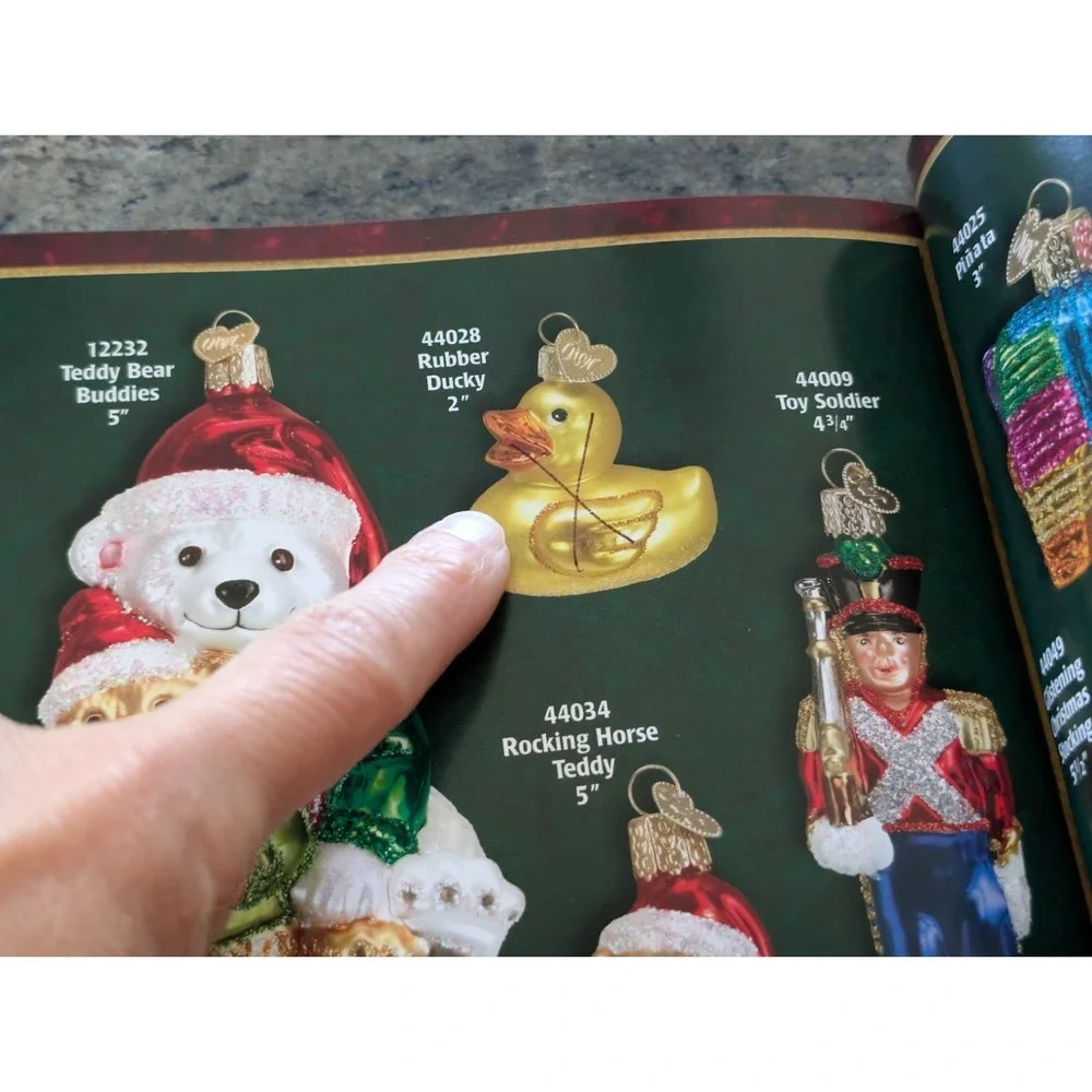 Old World Christmas Catalogs Books 2009 2012 2013 2014 Merck Glass Ornament USED