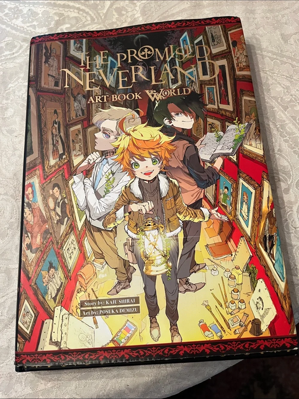 The Promised Neverland Art Book World by kaiu shirai EUC