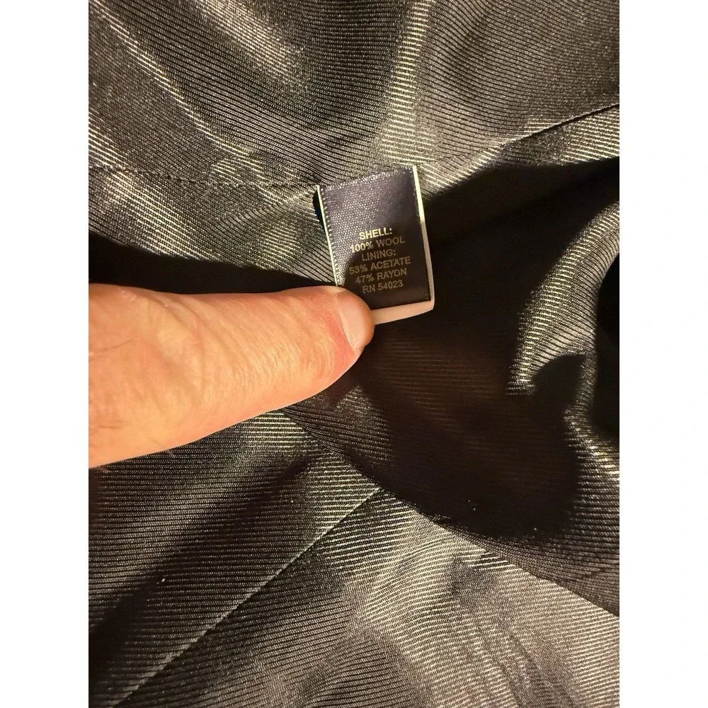 Banana Republic Blazer 38R Black Wool Modern Fit Cerruti Fabric Sport Coat Mens‎