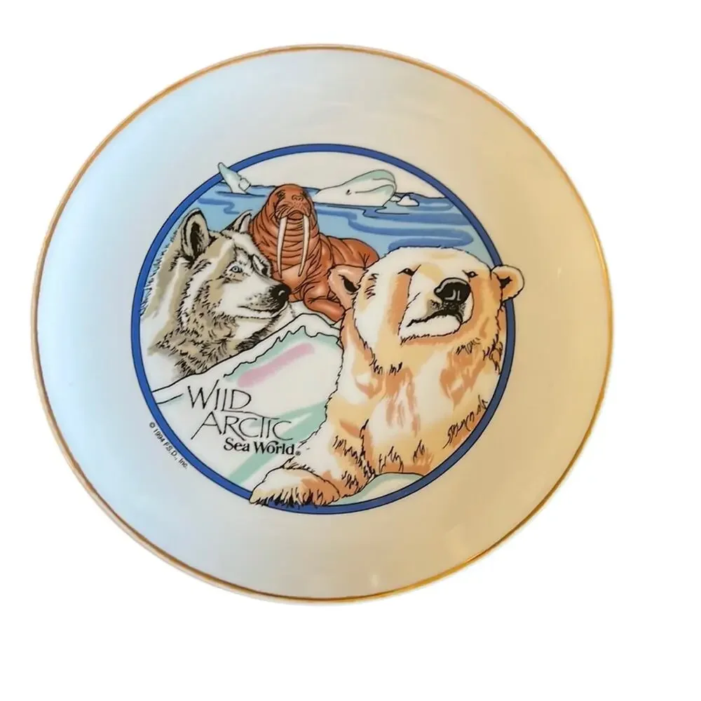 SeaWorld Vintage 90's Wild Arctic Collector Plate