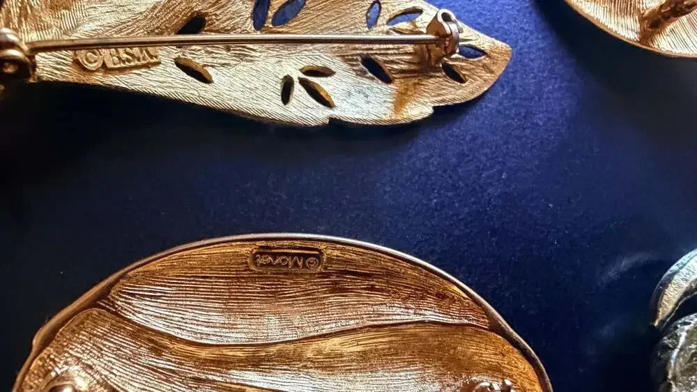 Monet, Trifari, B.S.K. age wooden
