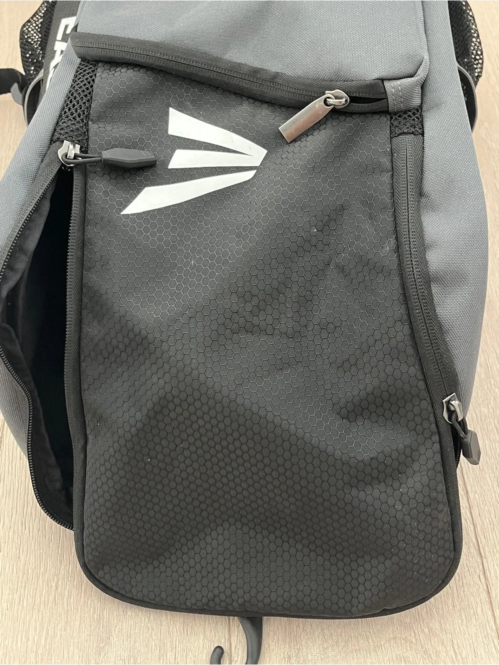 Easton Black and Gray Kid’s Athletic Baseball, Tball Backpack