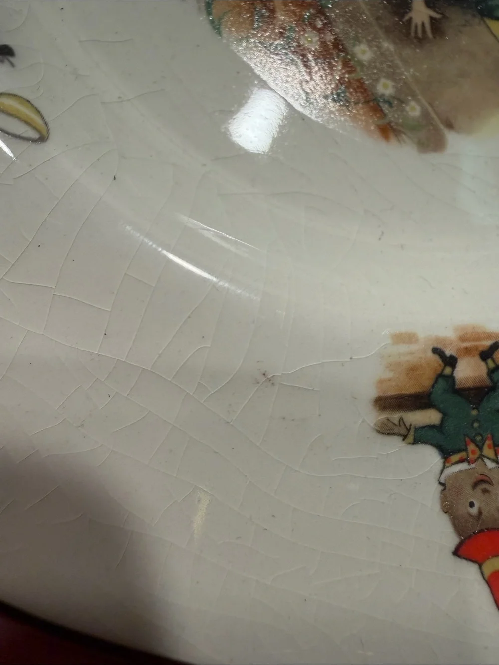Arklow kiddies table setting Humpty Dumpty set