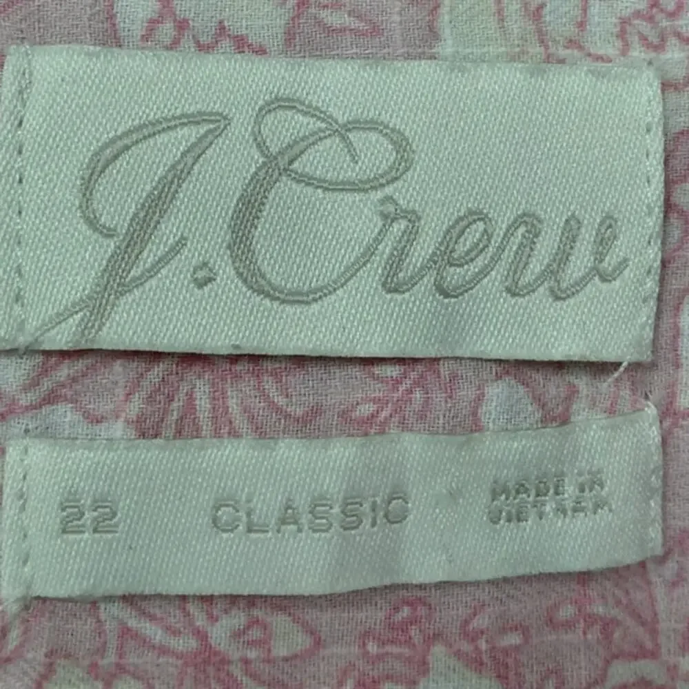 J.Crew Pink Floral Blouse Women See Measurements