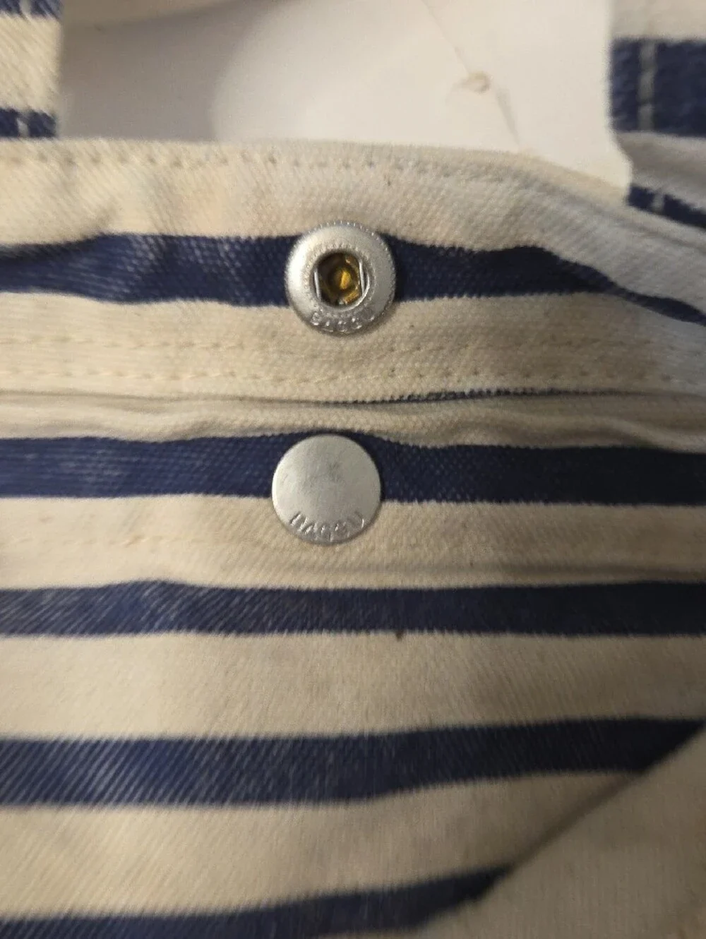 BAGGU striped canvas