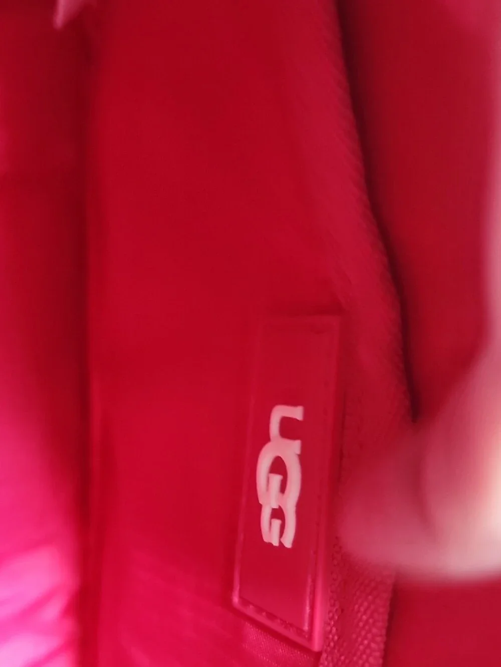 UGG Kids Or Adults Coral Pink Logo Crossbody Bag with Branded Strap