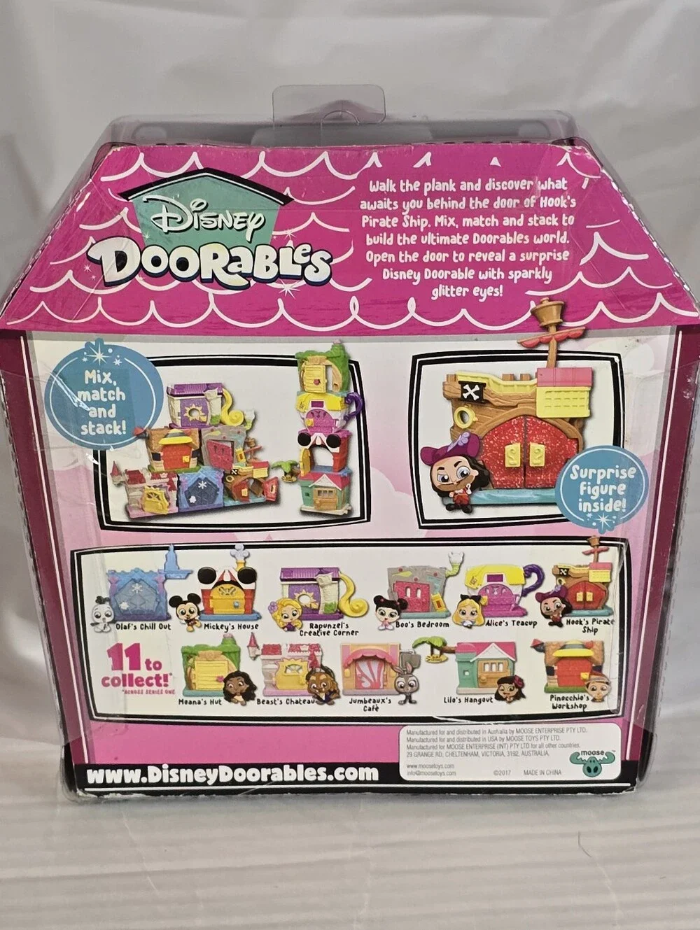 Disney Doorables Hook's Pirate Ship Mini Playset Season 1 NEW Sealed Peter Pan