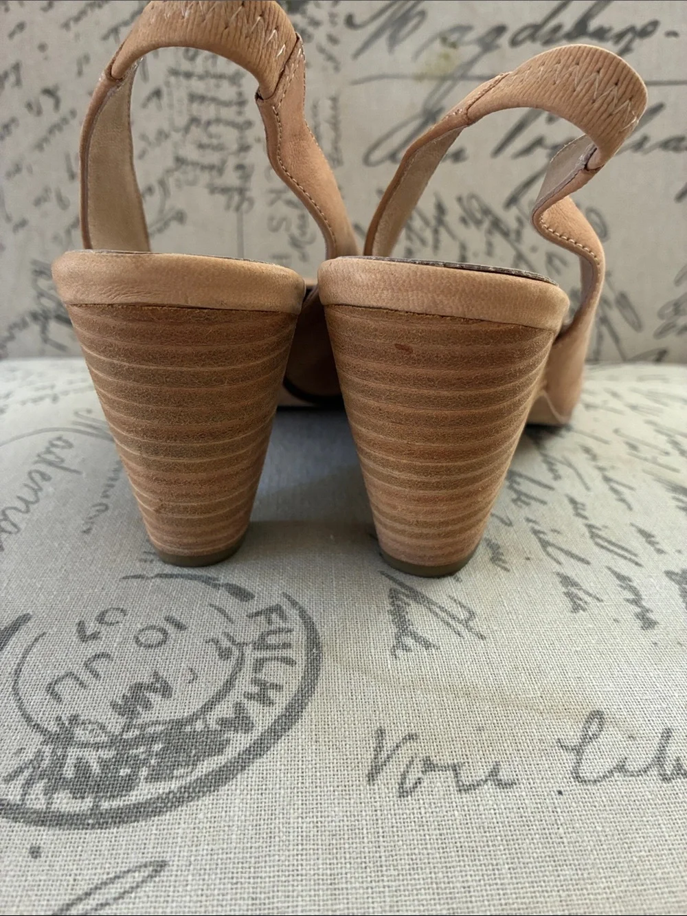 Eileen Fisher Milla Slingback sandals  Nubuck Leather NWOT