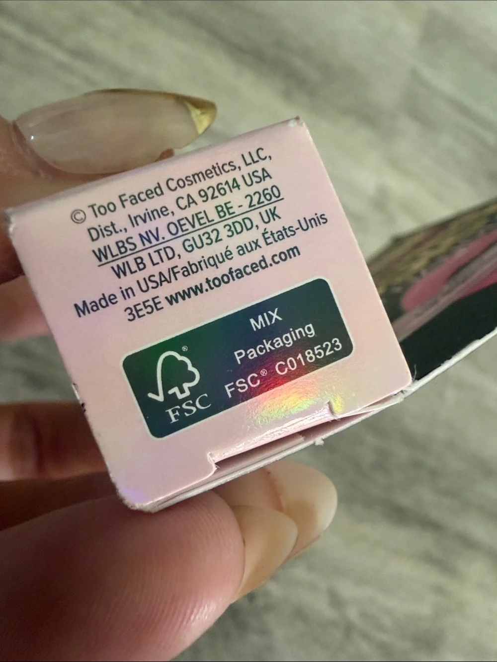Too Faced high impact