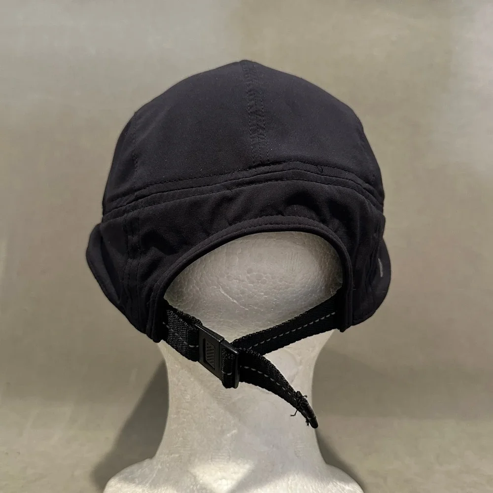 Lululemon Fast and Free Running Hat Black Adjustable Reflective Athletic Cap