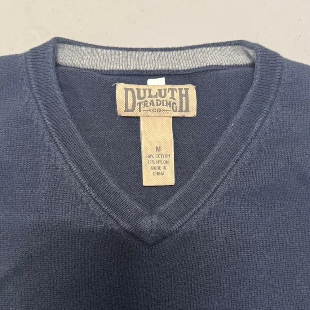 Duluth-trading-company Men's Navy and Black Jumper
