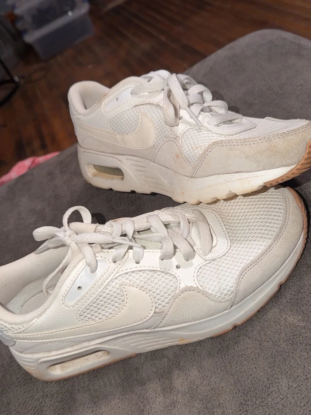 Nike Women's Athletic Sneakers in Off-White/Cream
