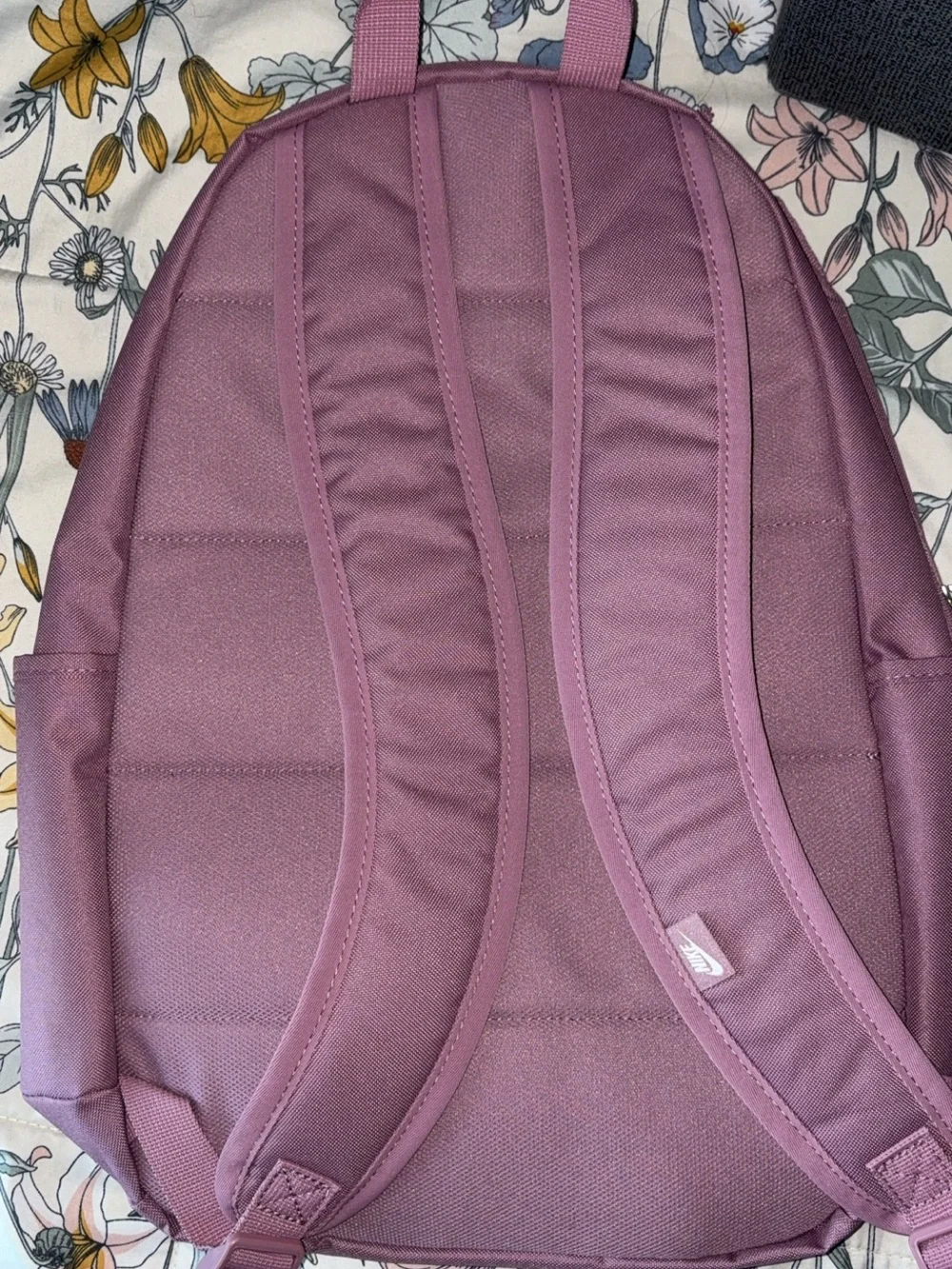 Nike Mauve Pink Backpack with White Logo