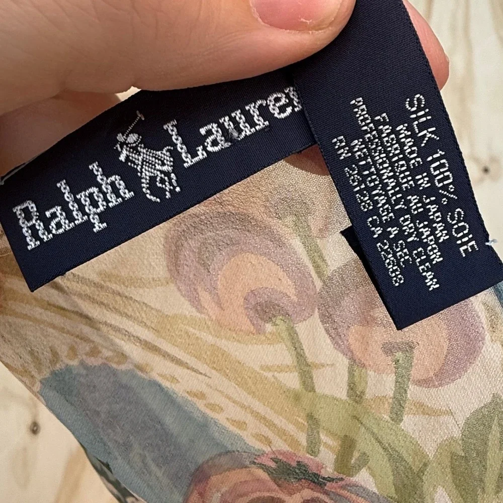 Ralph Lauren peonies serve