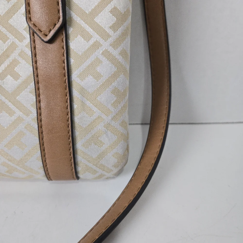 Tommy Hilfiger Cream Print Crossbody Bag