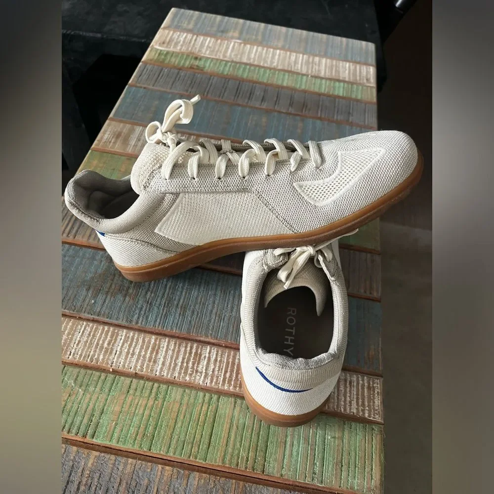 ROTHY’S Men's White Sneakers; Size 10.5