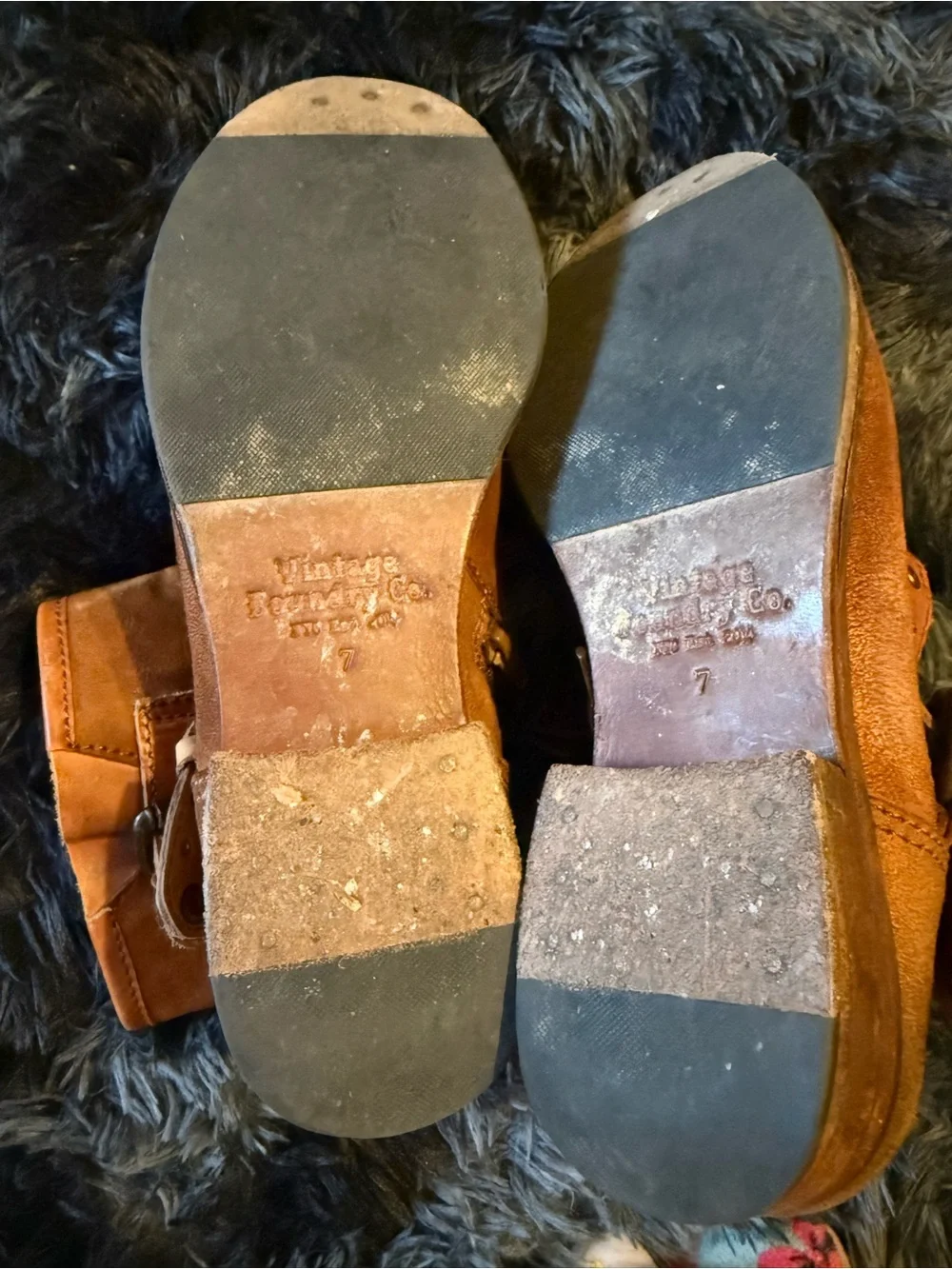 Vintage Foundry Co booties suede