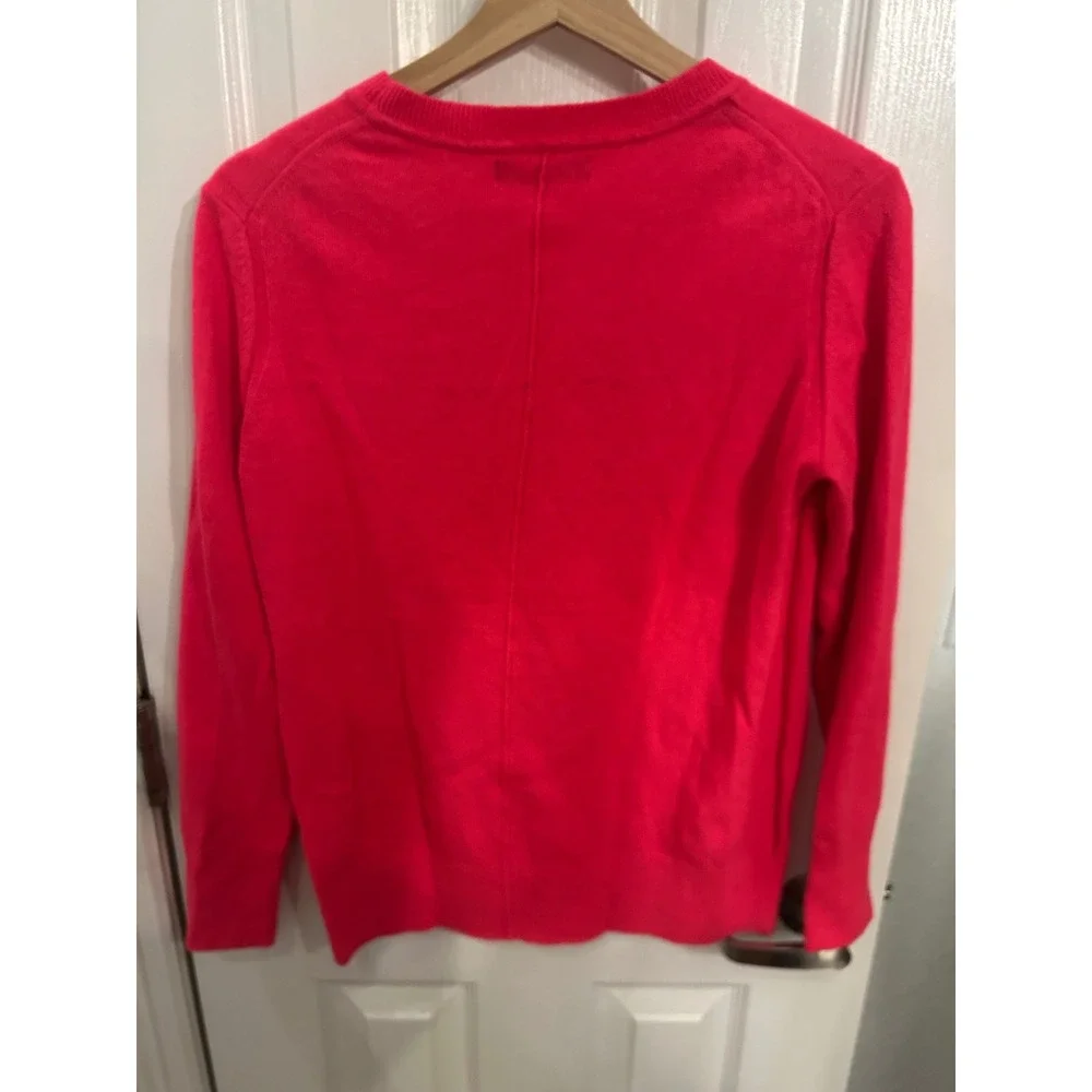 Banana Republic Pink Italian Merino Wool‎ Blend Crewneck Sweater Womens Medium