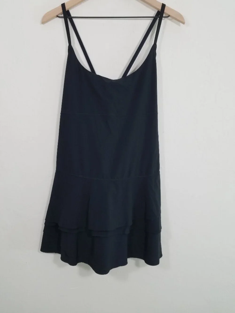 OFFLINE by Aerie Athletic Dress Strappy with Built-in Shorts Black Size L
