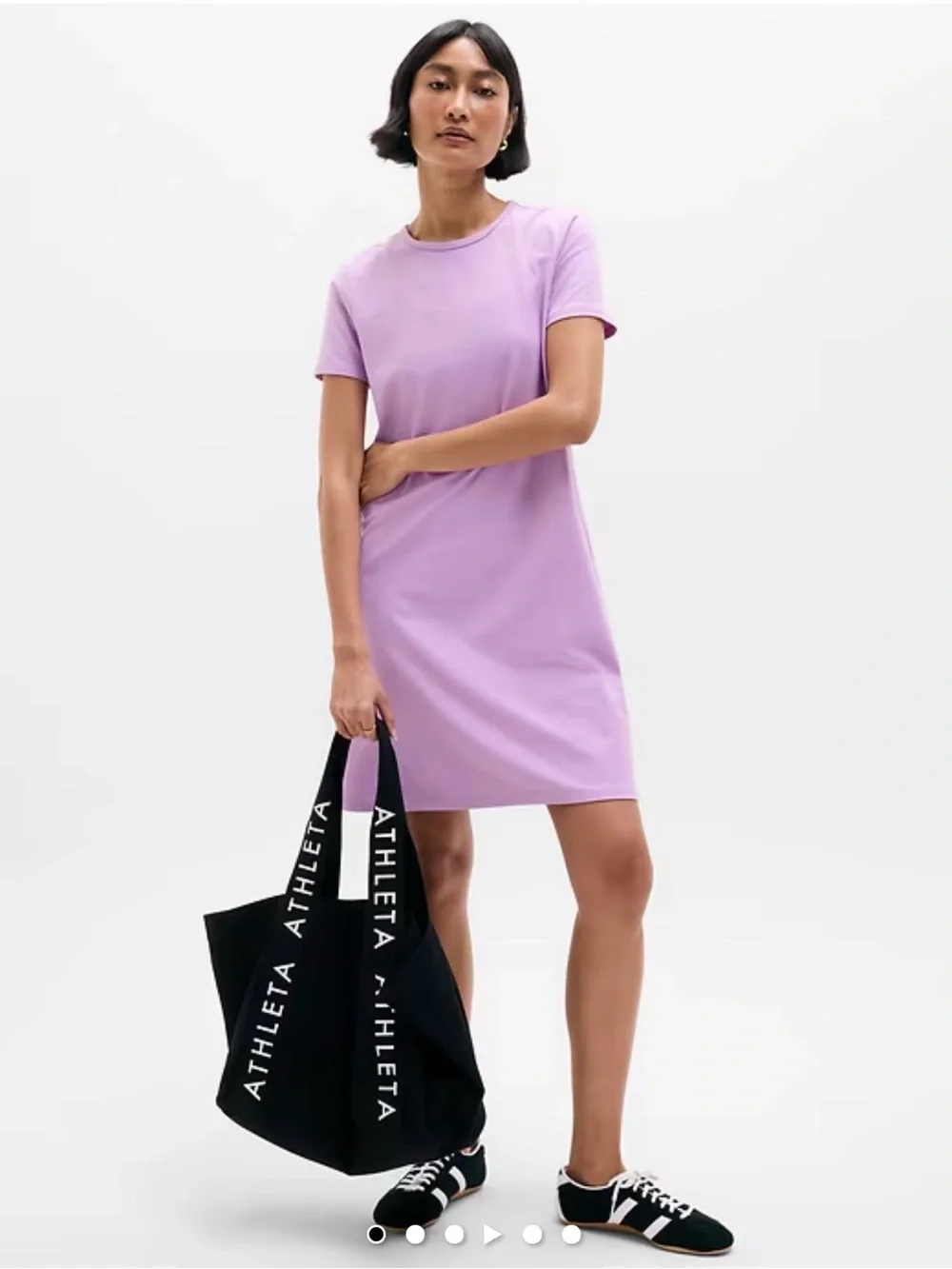 Athleta Essential Tee Dress Supima Cotton Women’s Medium Tall