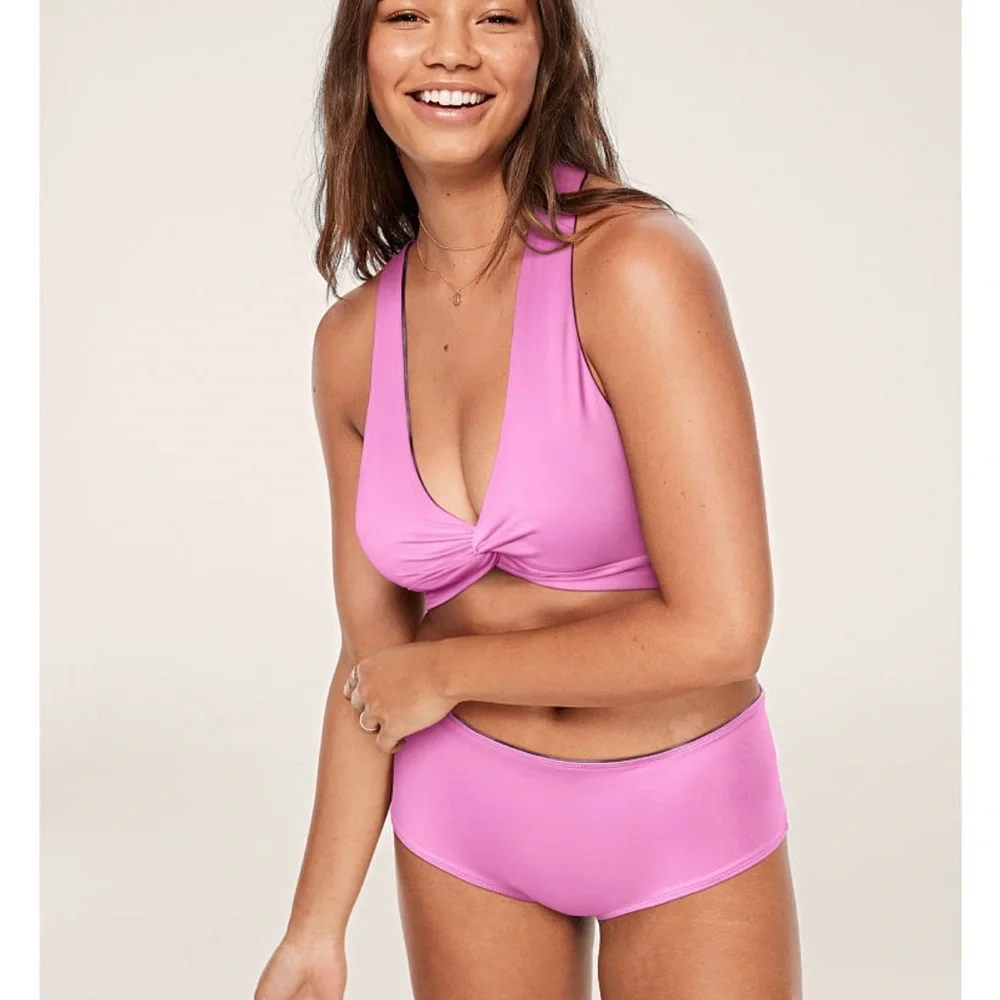 NWT Victoria’s Secret PINK Active Reversible Hipster Gym to Swim Shorties