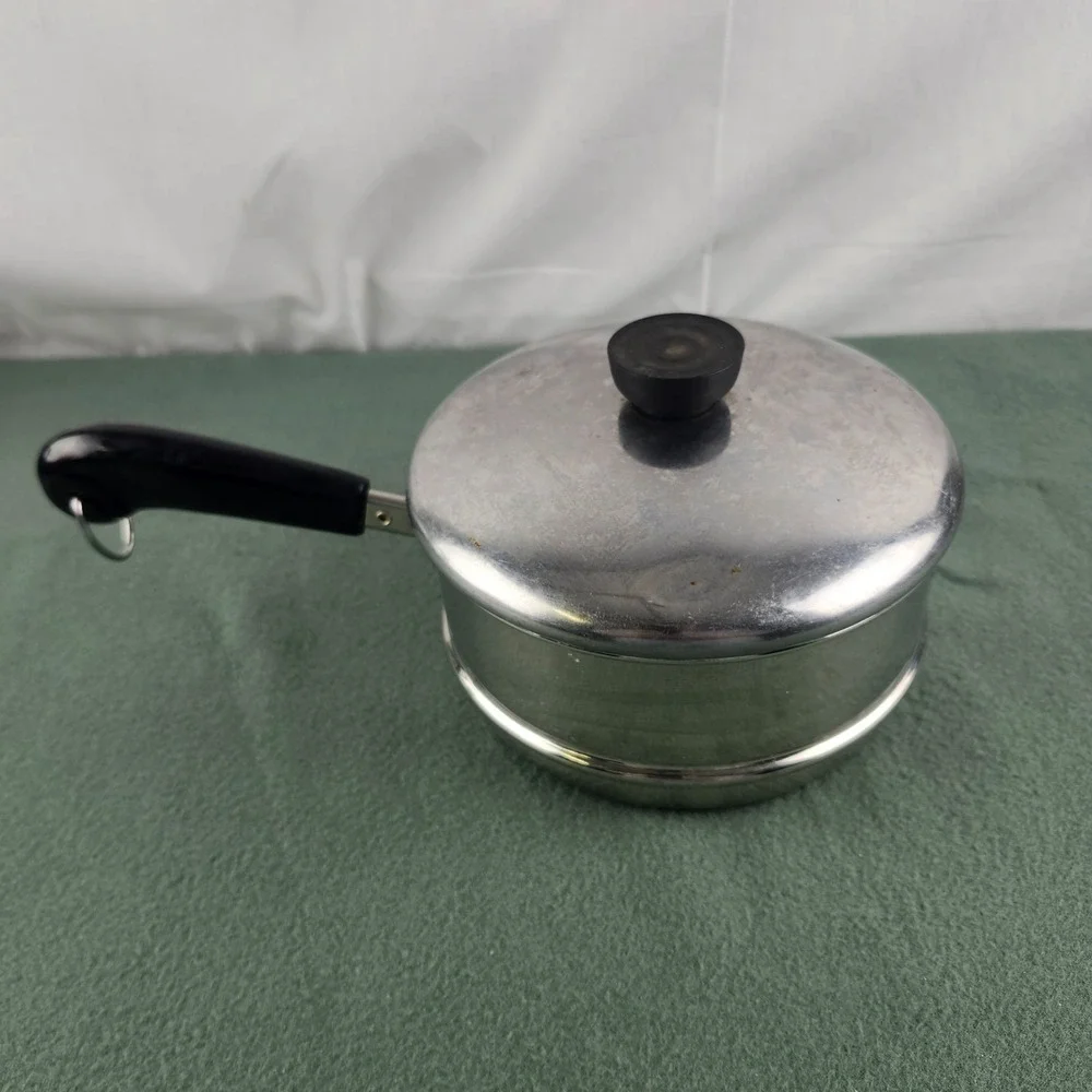 Revere Ware Stainless 2 & 3 Qt Double Boiler Solid Insert Handle 7-1/4