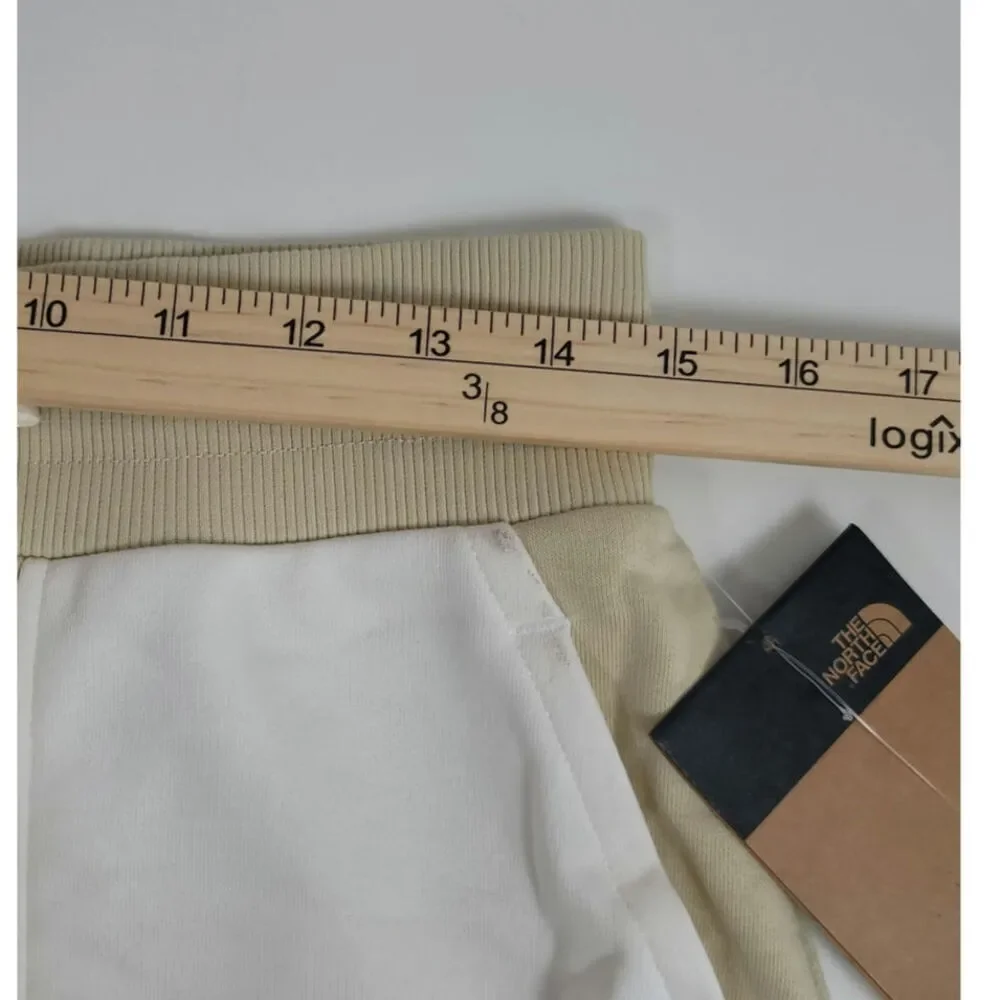 TNF Terry Relaxed Crew Sweatshirt & Short Set in Gravel, sz Medium