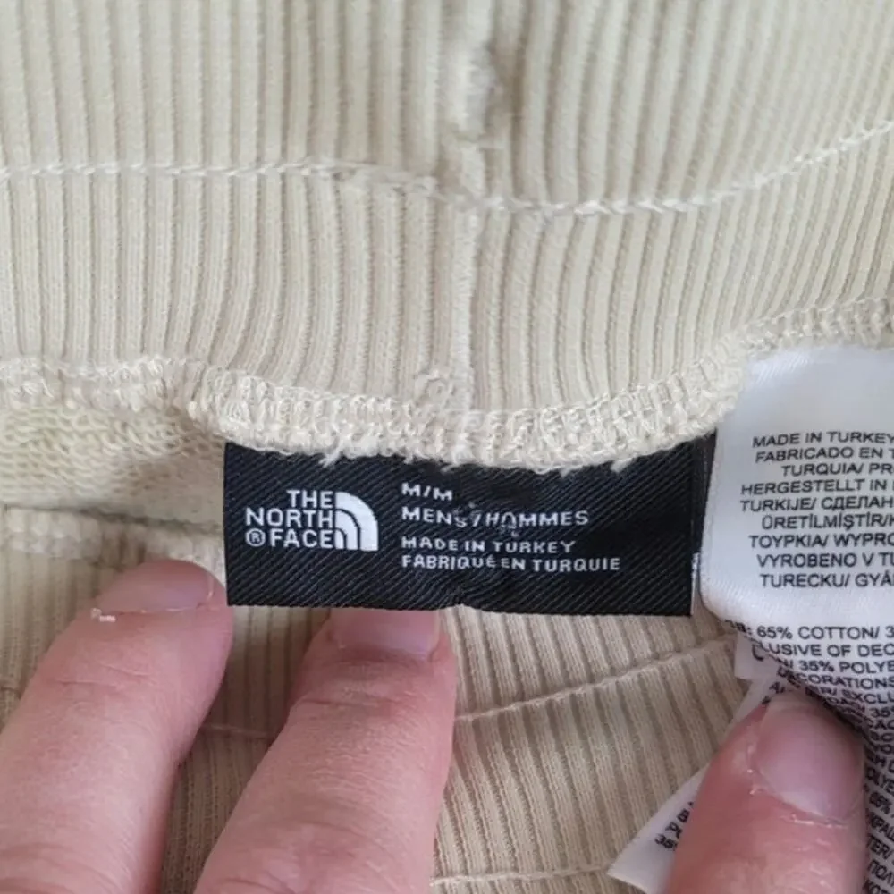 TNF Terry Relaxed Crew Sweatshirt & Short Set in Gravel, sz Medium