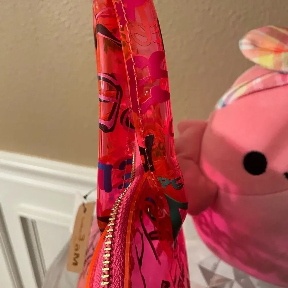 Hello 3 AM PVC Graffiti Purse & Lady Kraken Squishmallow Great Gifts NWT!
